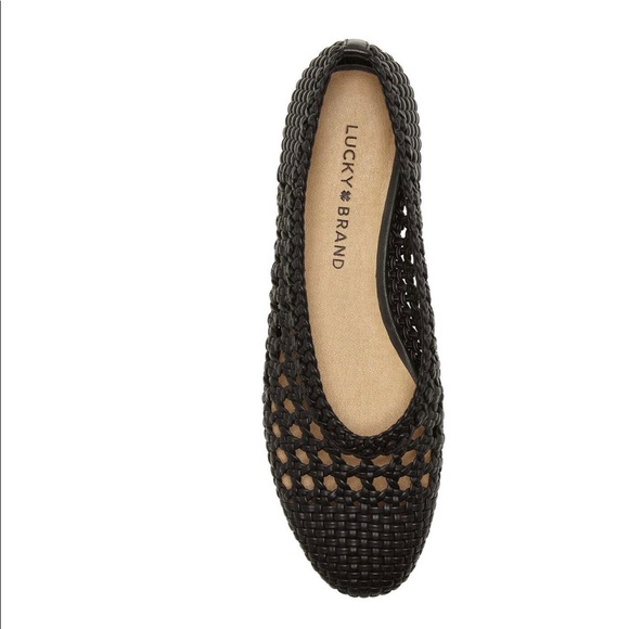 Lucky Brand Woven Leather Flat - Picture 6 of 7